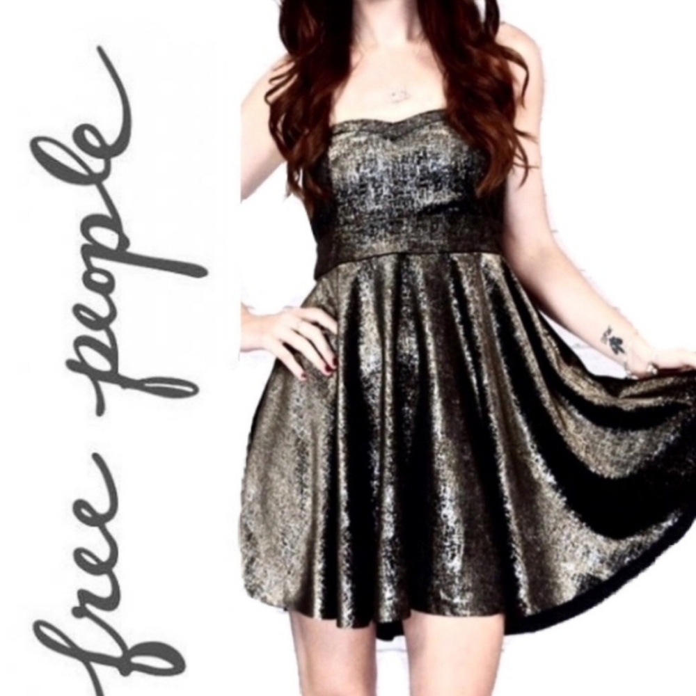 Free People Shattered Velvet Mini Dress - Picture 3 of 15